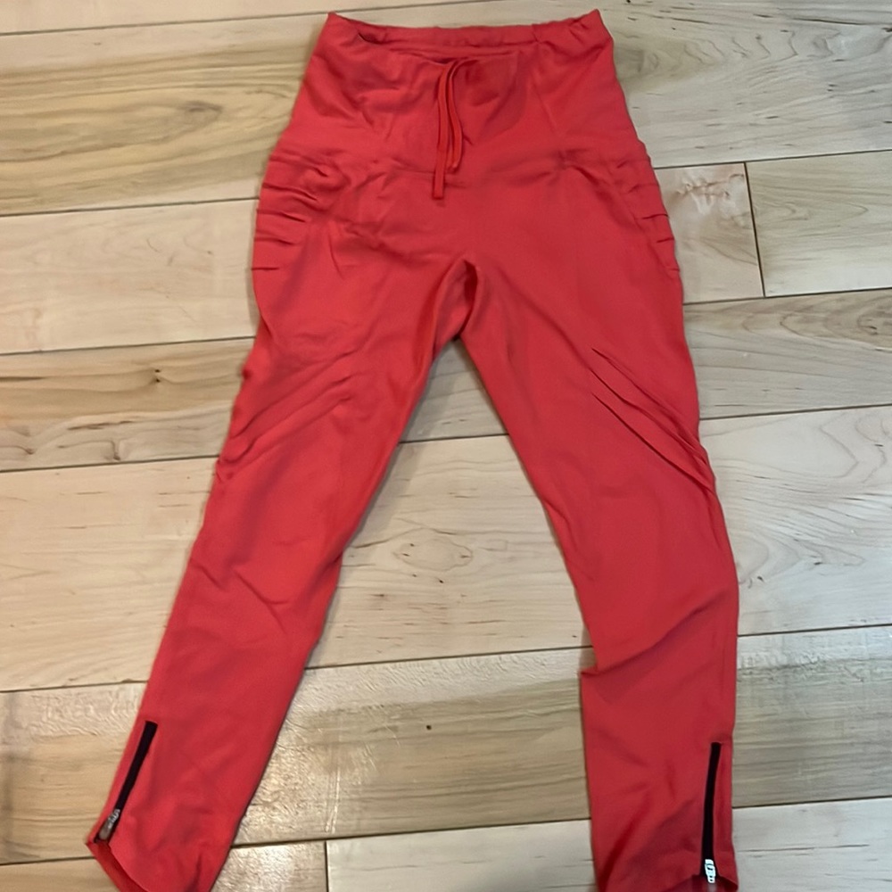 Oiselle orange tight
